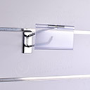 Cenovková kapsa na háček, 39 x 90 mm, průhledná