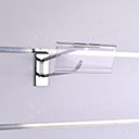 Cenovková kapsa na háček s hrazdou, 40 x 90 mm, průhledná