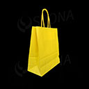 Papírová taška PASTELO, 14 x 8,5 x 21,5 cm, žlutá