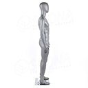 Figurína pánská DEREK 01, matná šedá