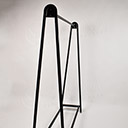 Štendr NORVE C, šířka 150 cm, výška 160 cm, černý