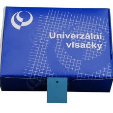 Papírové visačky, typ 3040, 29 x 40 mm, bez potisku, modré, 2000 ks