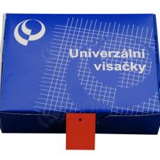 Papírové visačky, typ 3040, 29 x 40 mm, bez potisku, oranžové, 2000 ks