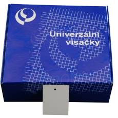 Papírové visačky, typ 4050, 38 x 48 mm, bez potisku, bílé, 2000 ks