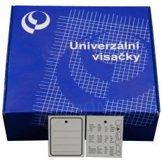 Papírové visačky, typ 4050, 38 x 48 mm, s potiskem a symboly, bílé, 2000 ks