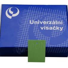 Papírové visačky, typ 4060, 40 x 60 mm, bez potisku, zelené, 1000 ks