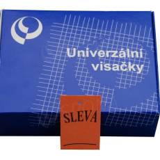 Papírové visačky, typ 4060, 40 x 60 mm, potisk "SLEVA" oranžové, 1000 ks