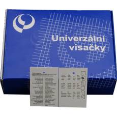 Papírové visačky, typ 4060, 40 x 60 mm, s potiskem a symboly, bílé, 1000 ks