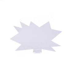 Papírové visačky DREAMER "ježek" 120 x 80 mm, bílé, 90 ks