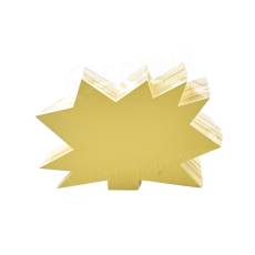 Papírové visačky DREAMER "ježek" 120 x 80 mm, žluté, 90 ks