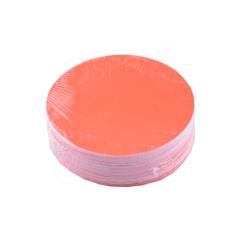 Papírové visačky DREAMER průměr 80 mm, červené, 80 ks