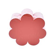 Papírové visačky DREAMER "kytka" 95 x 90 mm, červené, 90 ks