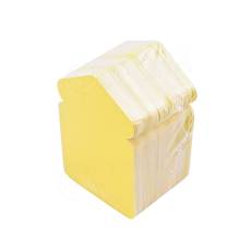 Papírové visačky DREAMER "šipka" 57 x 82 mm, žluté, 160 ks