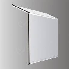 Cenovková lišta samolepicí, 40 x 1200 mm, sklon 15°, průhledná