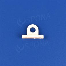 Očko k liště pro uchycení banneru, typ II, bílé