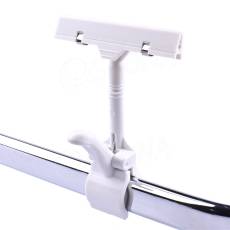 Cenovkový systém MEMO, clip XL s prstem, skřipec do max. průměru 32 mm, bílý