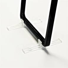 Rovný stojánek plastového rámečku tloušťky 11 mm, typ RA1 DREAMER, 2 ks