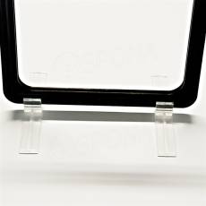 Rovný stojánek plastového rámečku tloušťky 11 mm, typ RA1 DREAMER, 2 ks