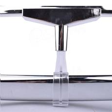 Plastový úchyt na oválnou tyč, typ KS 1, 20 x 35 mm, transparentní