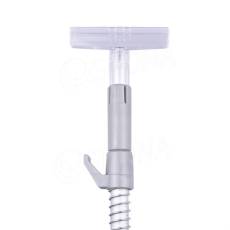 Pružinový držák plastového rámečku na drátěný program, typ DK