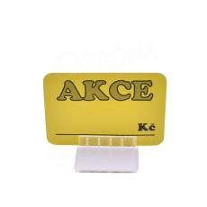 Stojánek C-6, 40x50 mm, transparentní