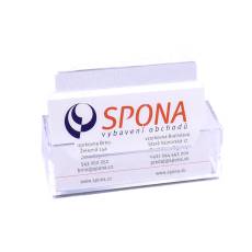 Plexi / akrylátový stojánek na vizitky universal