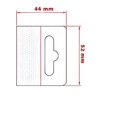 HANG háček BEST na EURO závěsy, 52 x 44 mm, 400 ks