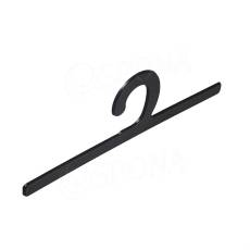 Ramínkový závěs plastový, šířka 22 cm, černý, 1 ks