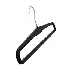 Plastové kalhotové ramínko, typ HA41, černá, 1 ks