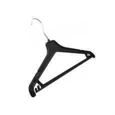 Plastové konfekční ramínko, typ WPN41, šířka 42 cm, černé, 1 ks