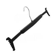 Plastové konfekční ramínko, typ WSC48, pružinové, šířka 48 cm, černé, 1 ks