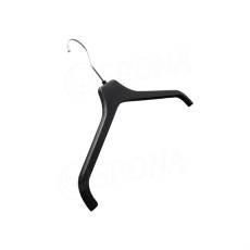 Plastové konfekční ramínko, typ UA43, šířka 43 cm, černé, 1 ks