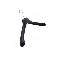 Konfekční plastové ramínko, typ EA45, šířka 45 cm, černá, 1 ks