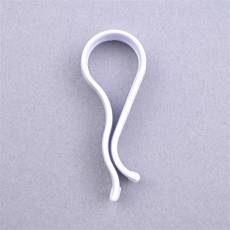 Ramínková brzdička na kalhoty velká, typ KDP1, bílá, 1 ks