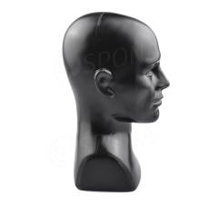 Hlava pánská ALEX, černý plast