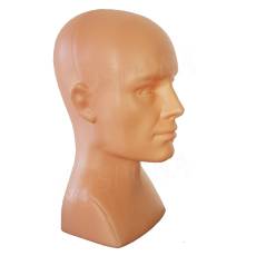 Hlava pánská ALEX plastová, barva tělová