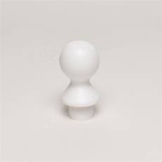 Stojan kruhový dřevěný + krček, bílý