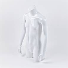 Bysta DEREK 01 pánská, lesklá bílá