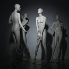 Figurína dámská TINA 305, matná bílá