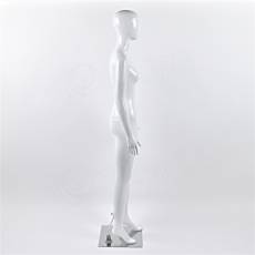 Figurína dámská SAMANTA 01, lesklá bílá