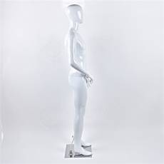 Figurína pánská DEREK 02, lesklá bílá