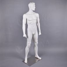 Figurína pánská SPORT 02, bílá