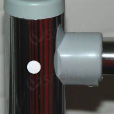 ALKAFIX plastová koncovka pro průměr 38 mm, šedá