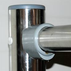 ALKAFIX plastová koncovka pro průměr 38 mm, šedá