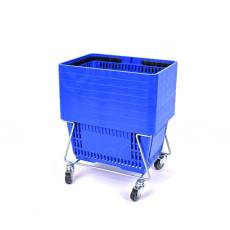 Vozík pro nákupní košíky pojízdný, nízký