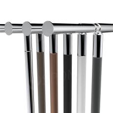 Štendr 1030, výška 165 cm, šířka 150-220 cm, antracit a chrom