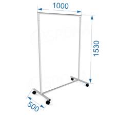 Štendr 1038, výška 153 cm, šířka 100 cm, hamr šedá