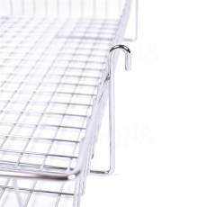 SÍŤ 5 koš drátěný, 600 x 300 x 100 mm, chrom