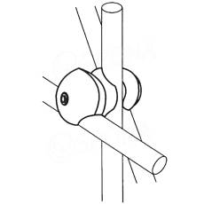 BLOCK 25, trojitá spojka, stavitelná, chrom