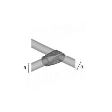 BLOCK 25, spojka UNO 01, chrom